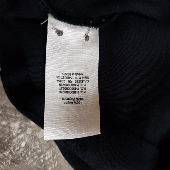 Wilfred Free Aritzia Mini Shirt Dress Black Sz M - Picture 11 of 12